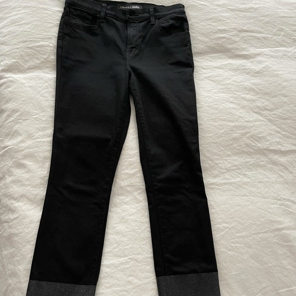 J Brand Pants - JBrand cropped pants with sparkly trim